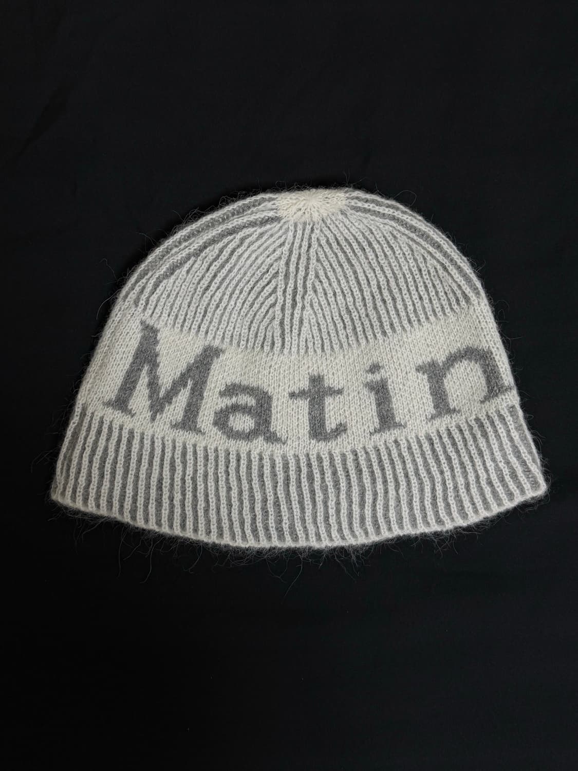 마뗑킴 스트라이프 투톤 비니 상품이미지2