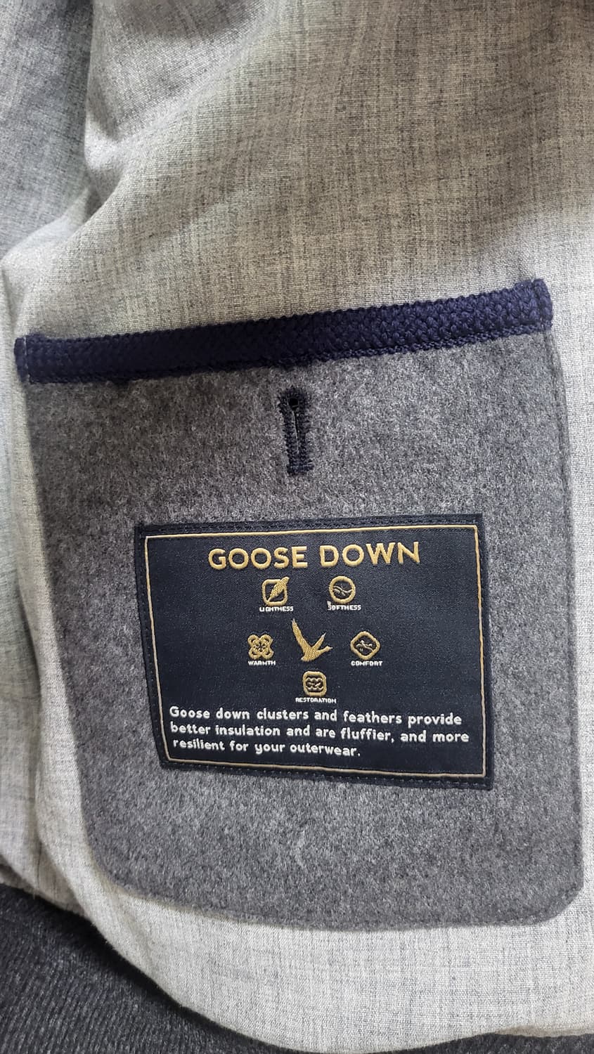 맨온더분 남성 스웨이드 패딩(구스다운)자켓 상품이미지6