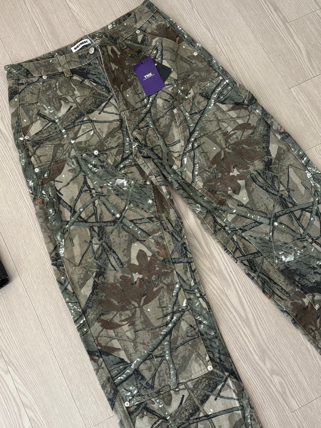 Birthday 리얼트리 패턴 카펜터 팬츠 M  상품이미지1
