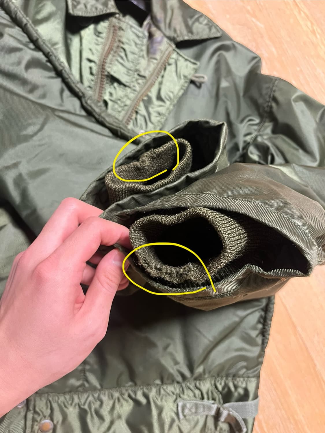 미해군 A-1덱 자켓, 후드 상품이미지5