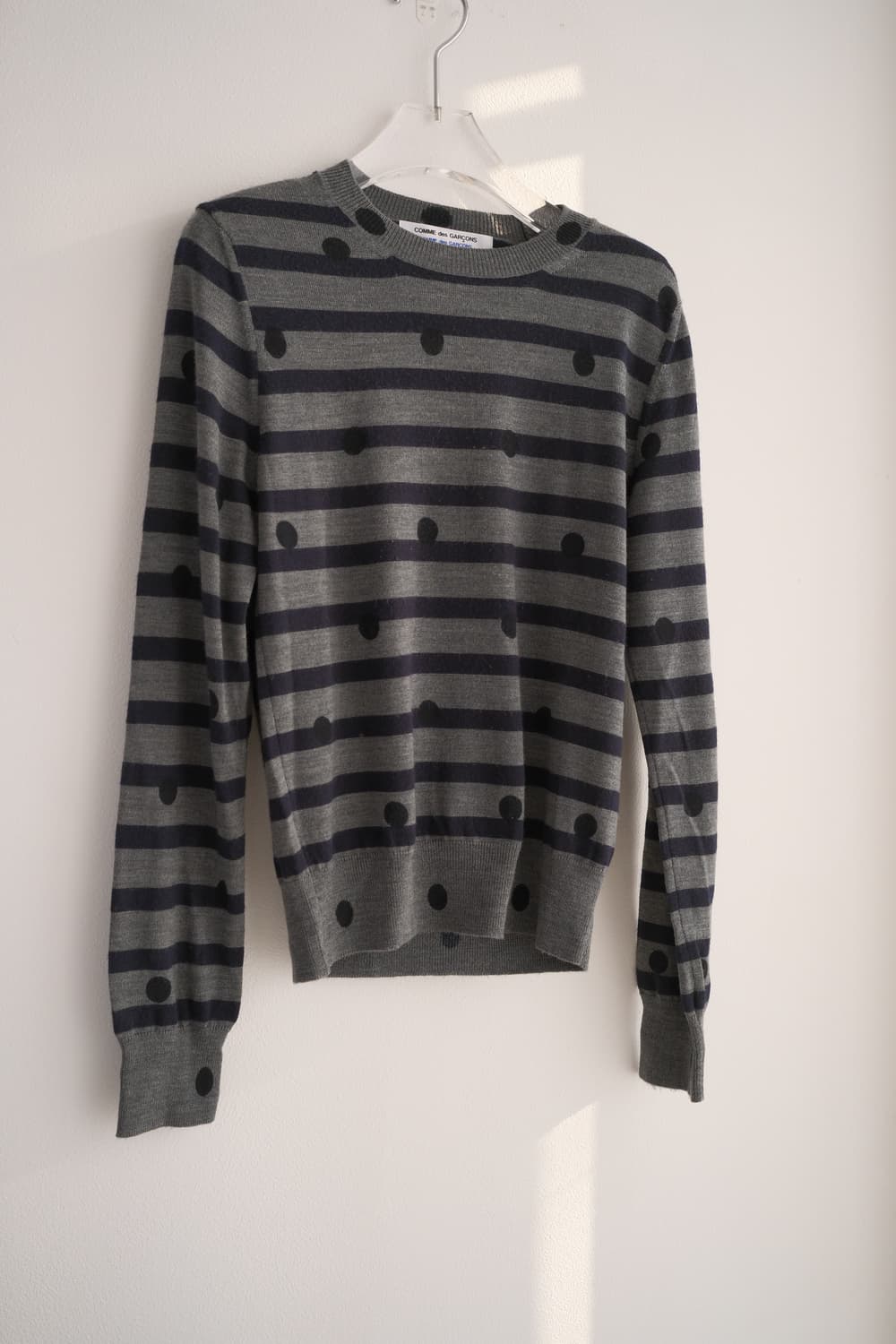 Stripe & dot knit top 상품이미지5