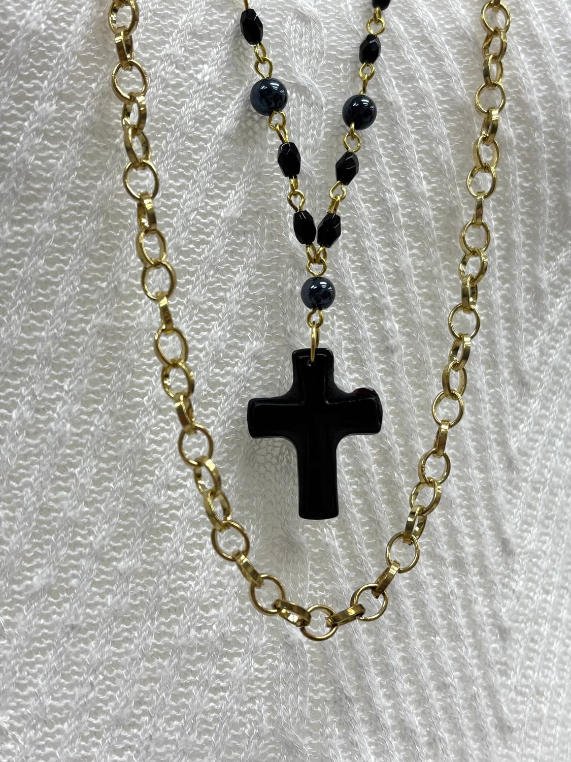 빈티지 고딕 레이어드 목걸이 상품이미지2