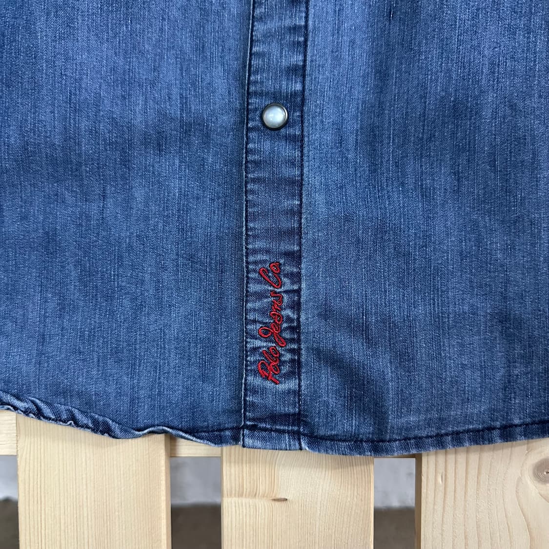 (L) 폴로 진스 웨스턴 데님 셔츠 상품이미지5