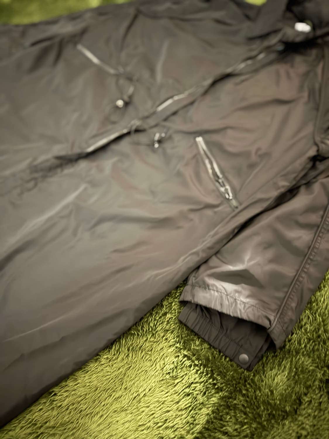 [L] Unaffected 언어펙티드 22FW 트랙 싱글 코트 블랙 상품이미지6