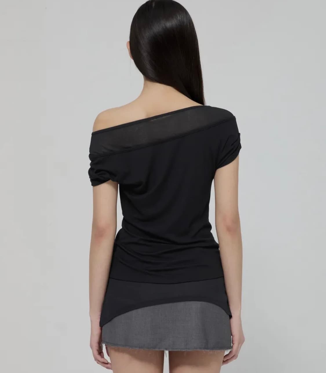 [새상품,정가이하] 플레어업 레이어드 반팔티 탑  상품이미지4