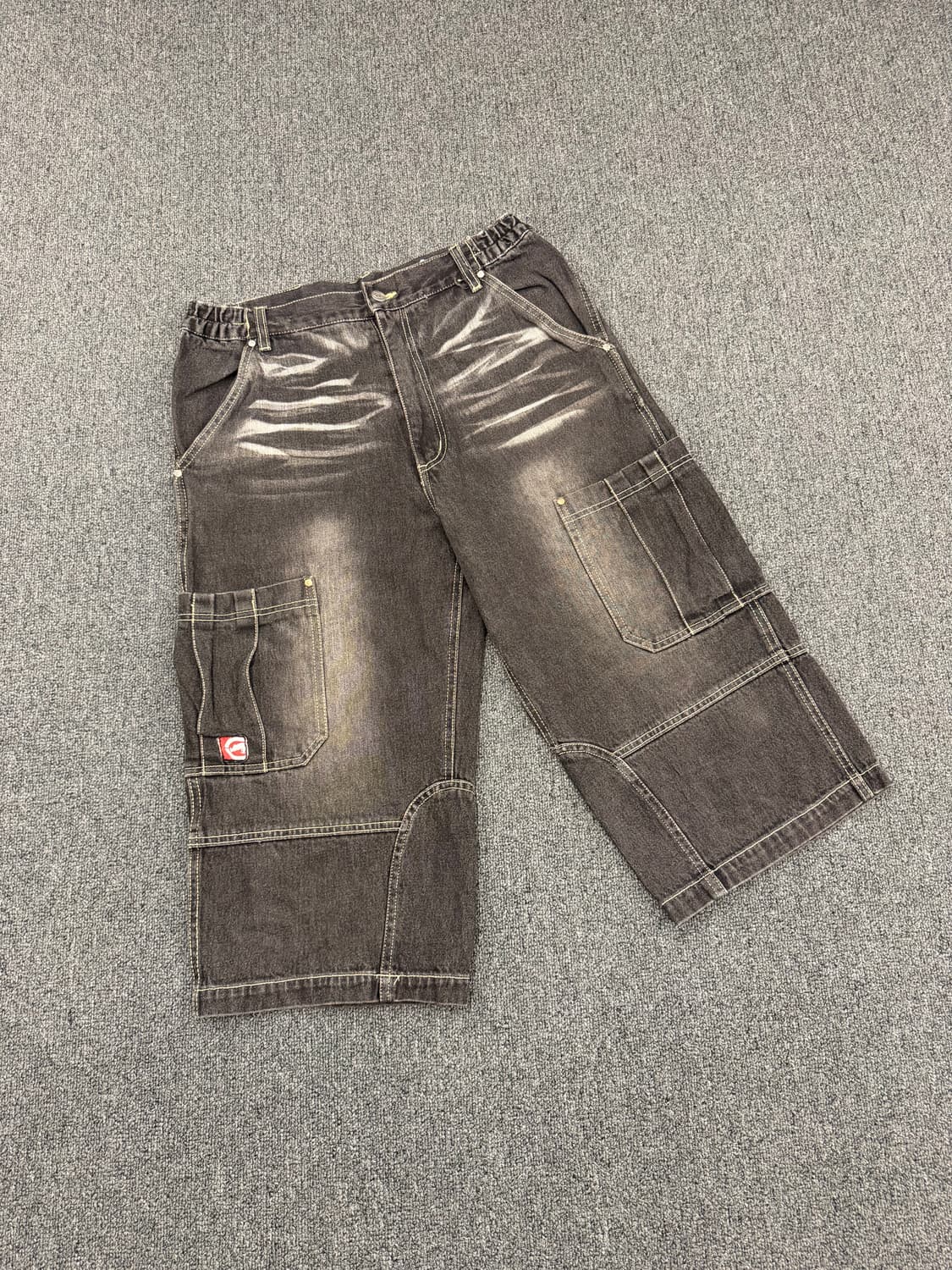 m)ecko unltd 빈티지 버뮤다 데님팬츠 상품이미지1