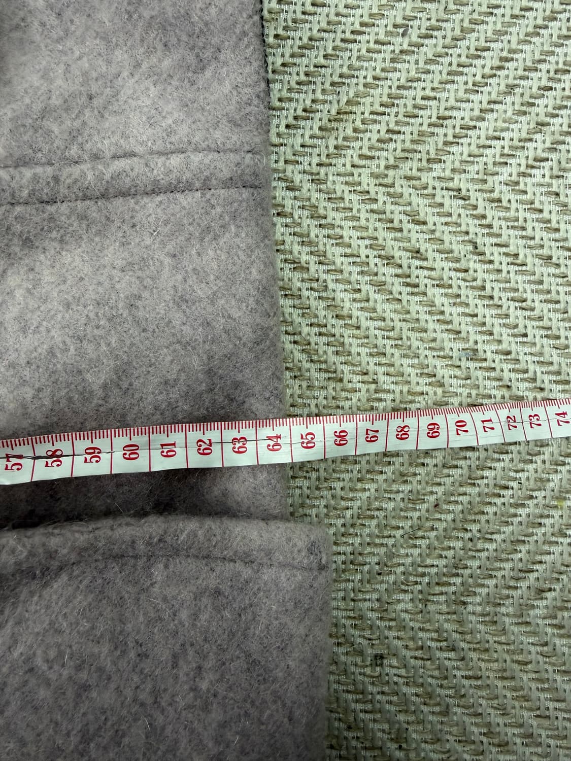 정품) 랑방 컬렉션 한섬 밍크퍼프 소매 코트 82 상품이미지8