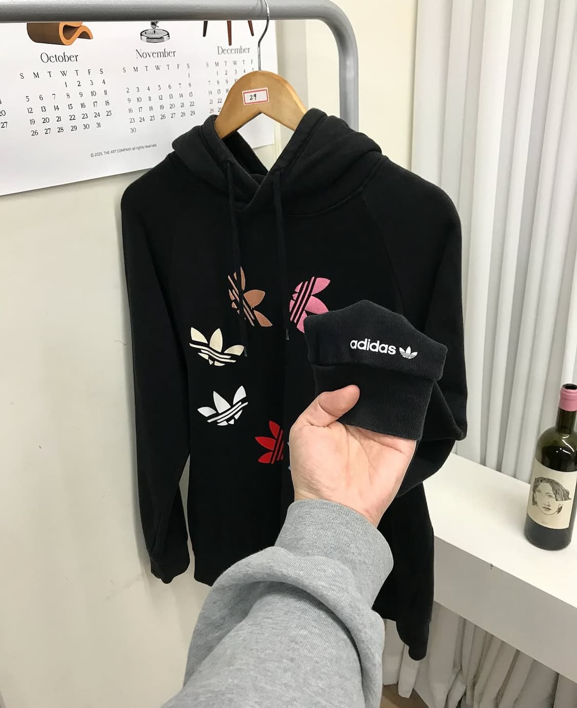 아디다스 트레포일 후드티 상품이미지3