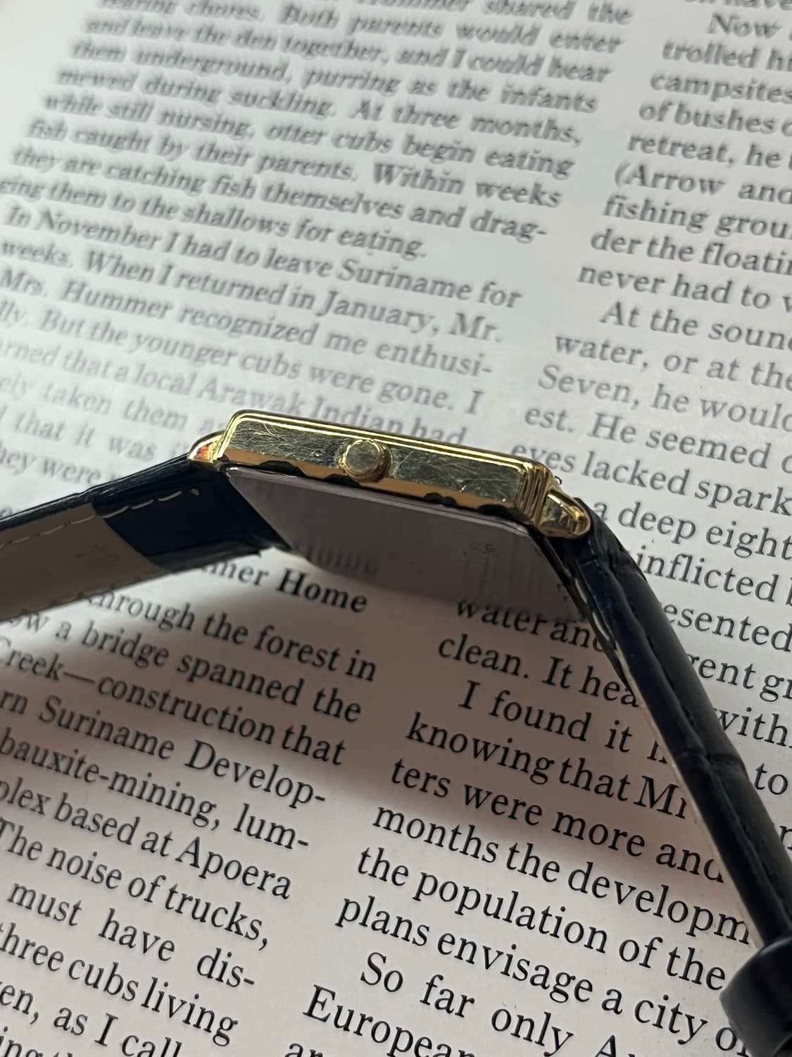  Vintage Seiko Quartz Tank Watch 상품이미지7