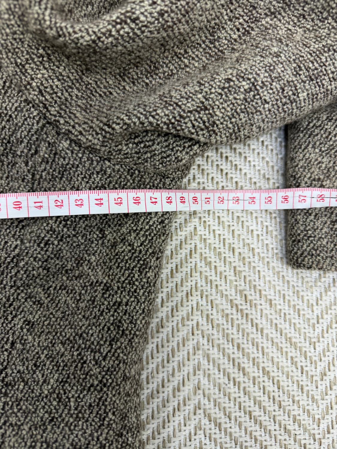 정품) PRISMA 프리스마 헤링본 더블 버튼 코트 38(55-66) 상품이미지9