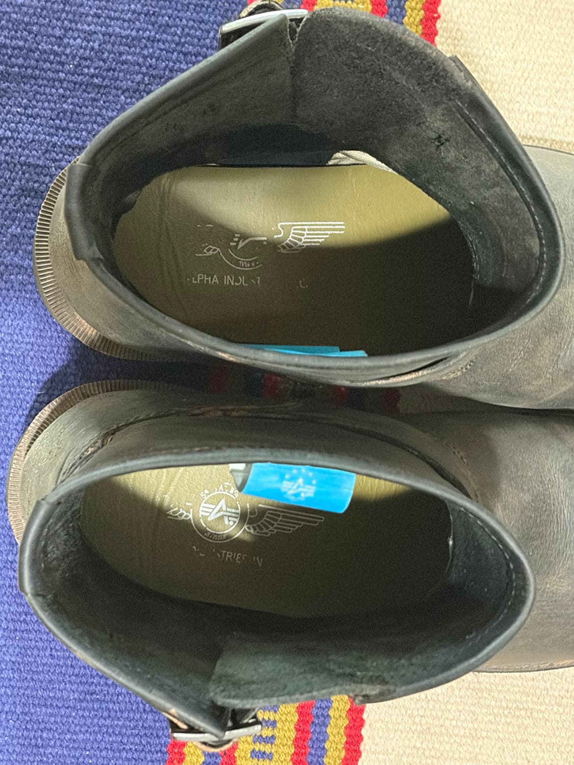 알파인더스트리 빈티지 가공 엔지니어부츠 상품이미지5