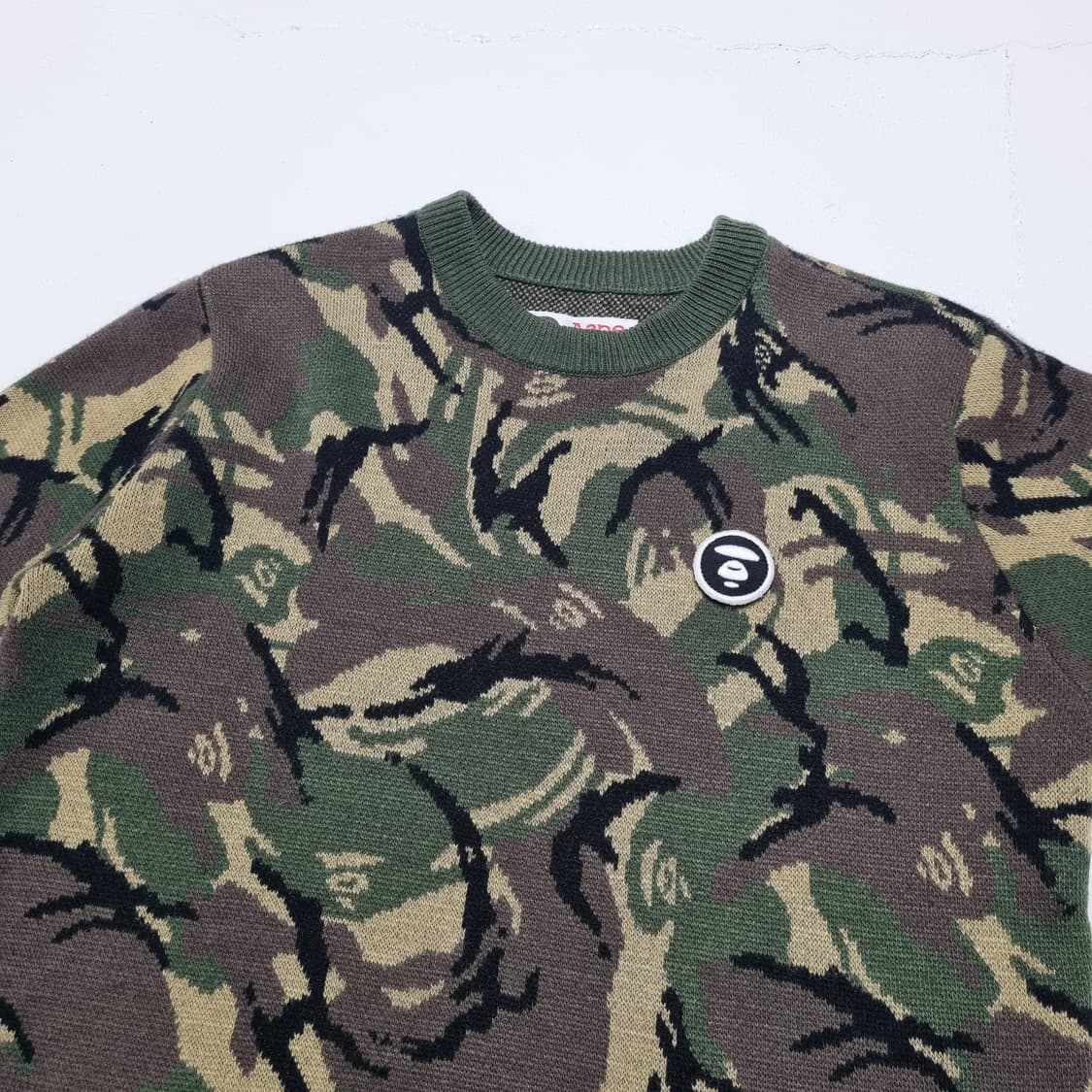 AAPE 카모 니트 - XS 상품이미지3