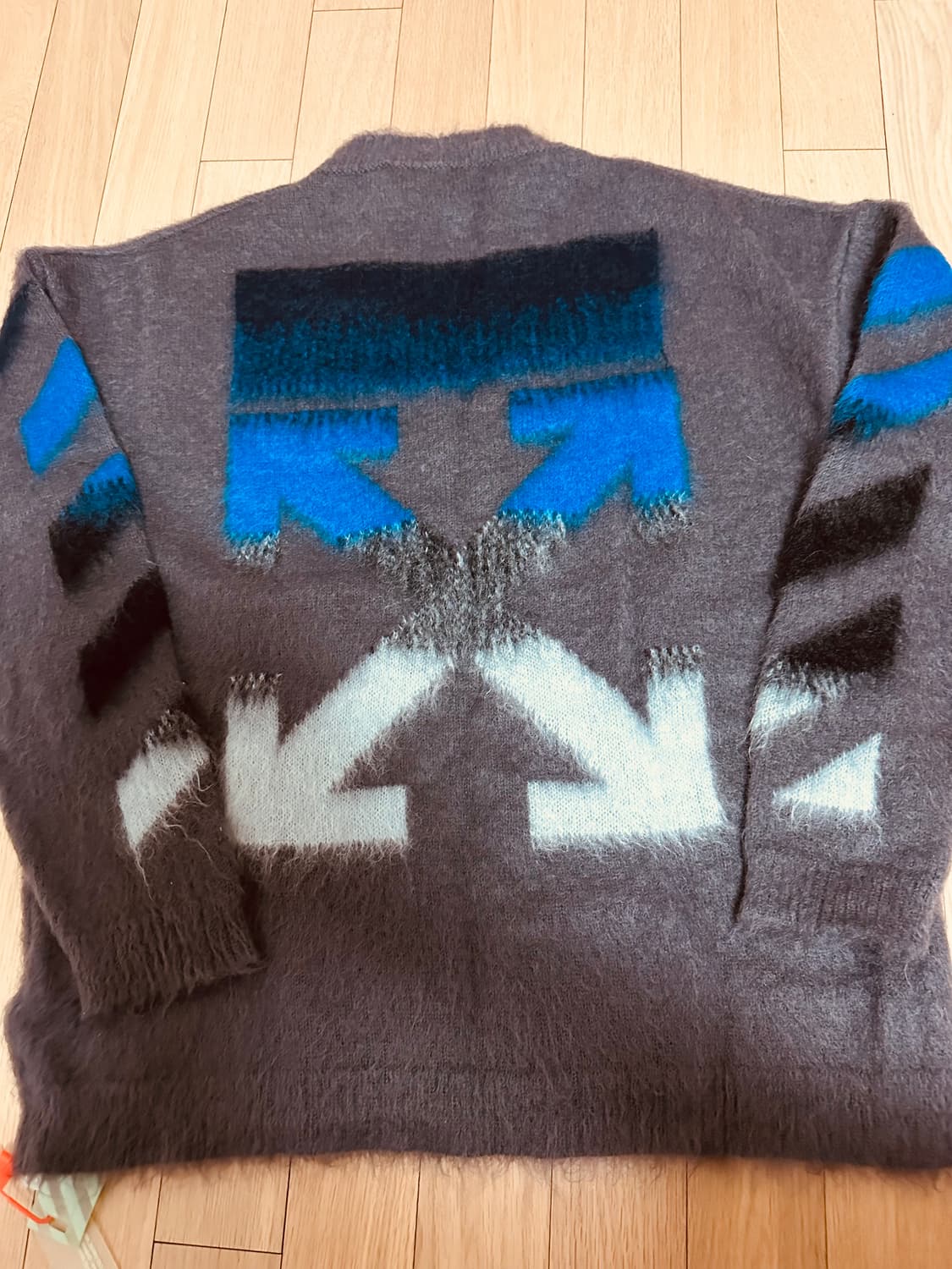 Off-White INCOMPIUTO 모헤어 니트 S 상품이미지6