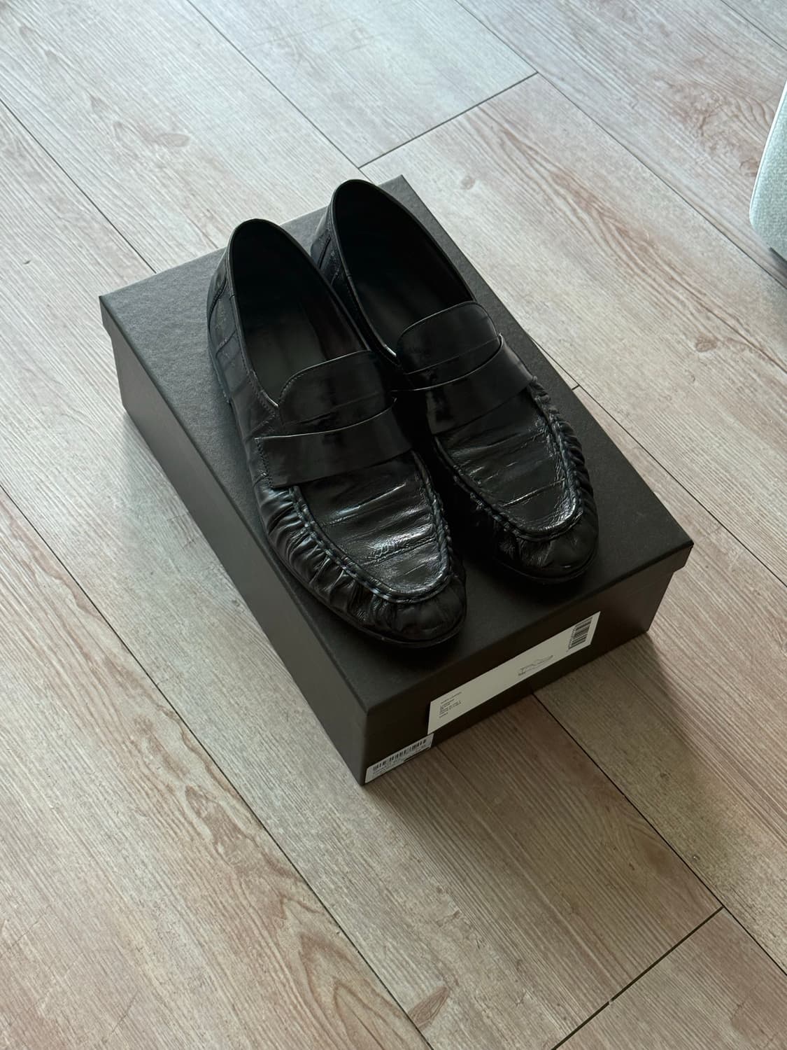 [eu43] the row eel soft loafers black 상품이미지3