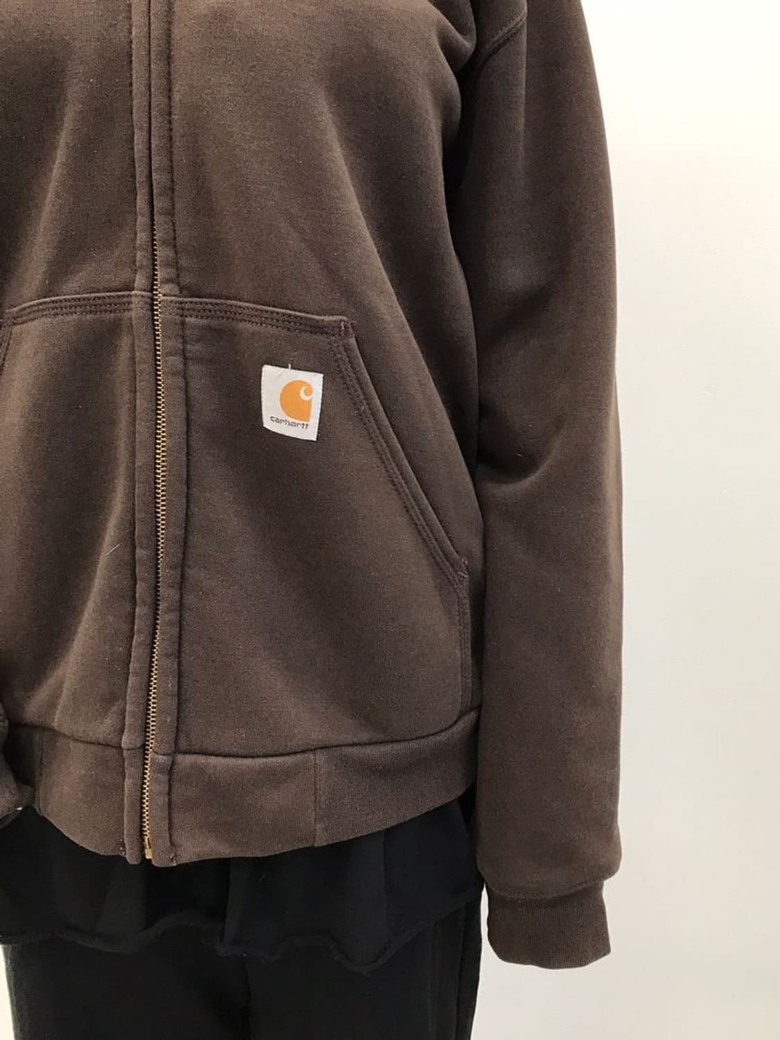 00's Carhartt Brown Zip Hoodie 상품이미지3