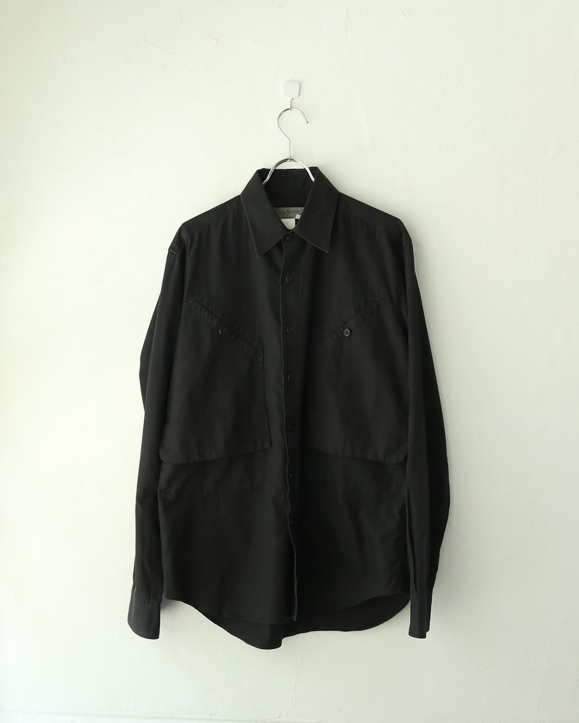 요지 야마모토 뿌르 옴므 블랙 셔츠 상품이미지1