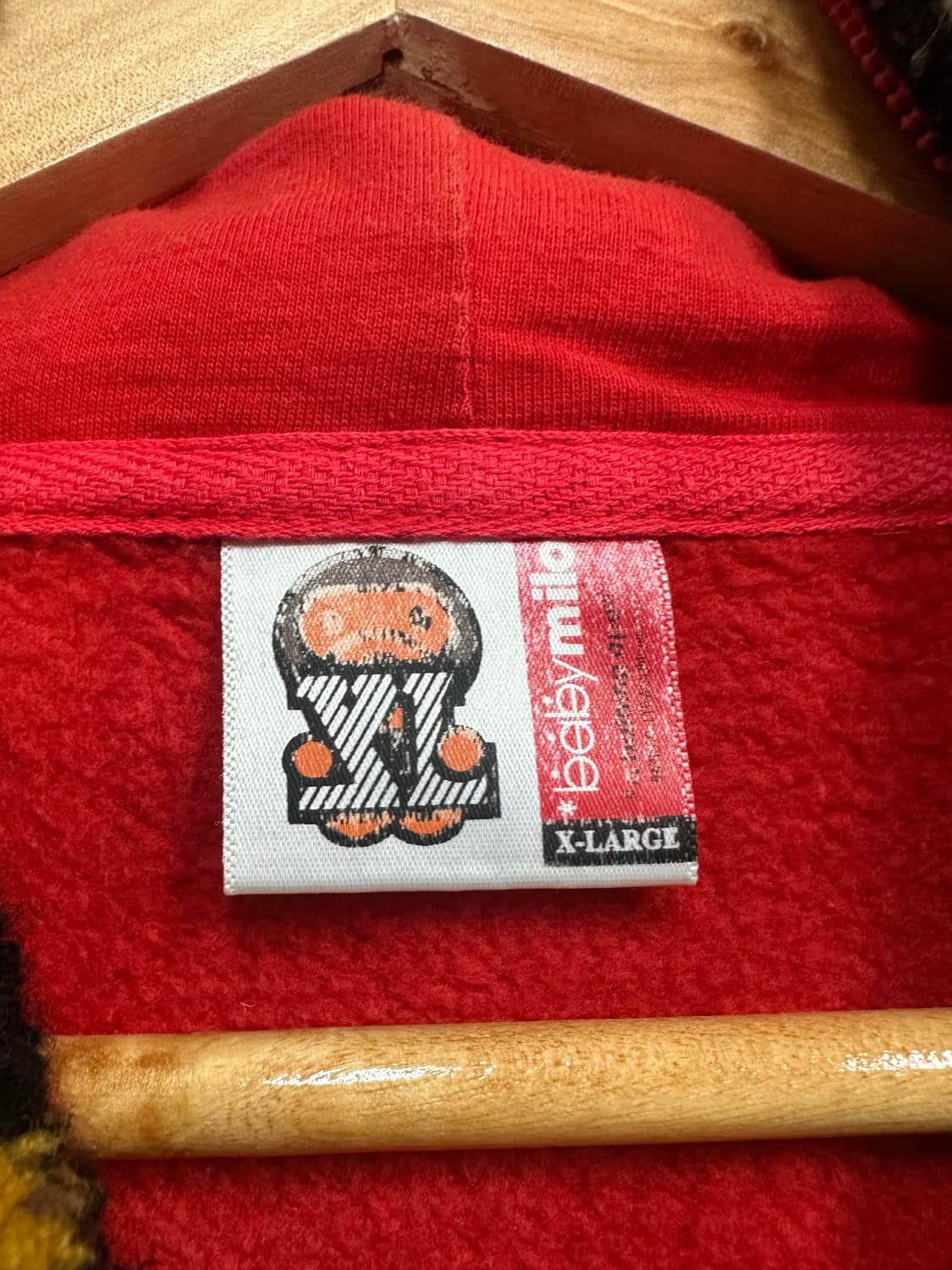 (XL)베이프 베이비마일로x슈퍼마리오 후드 집업 상품이미지7