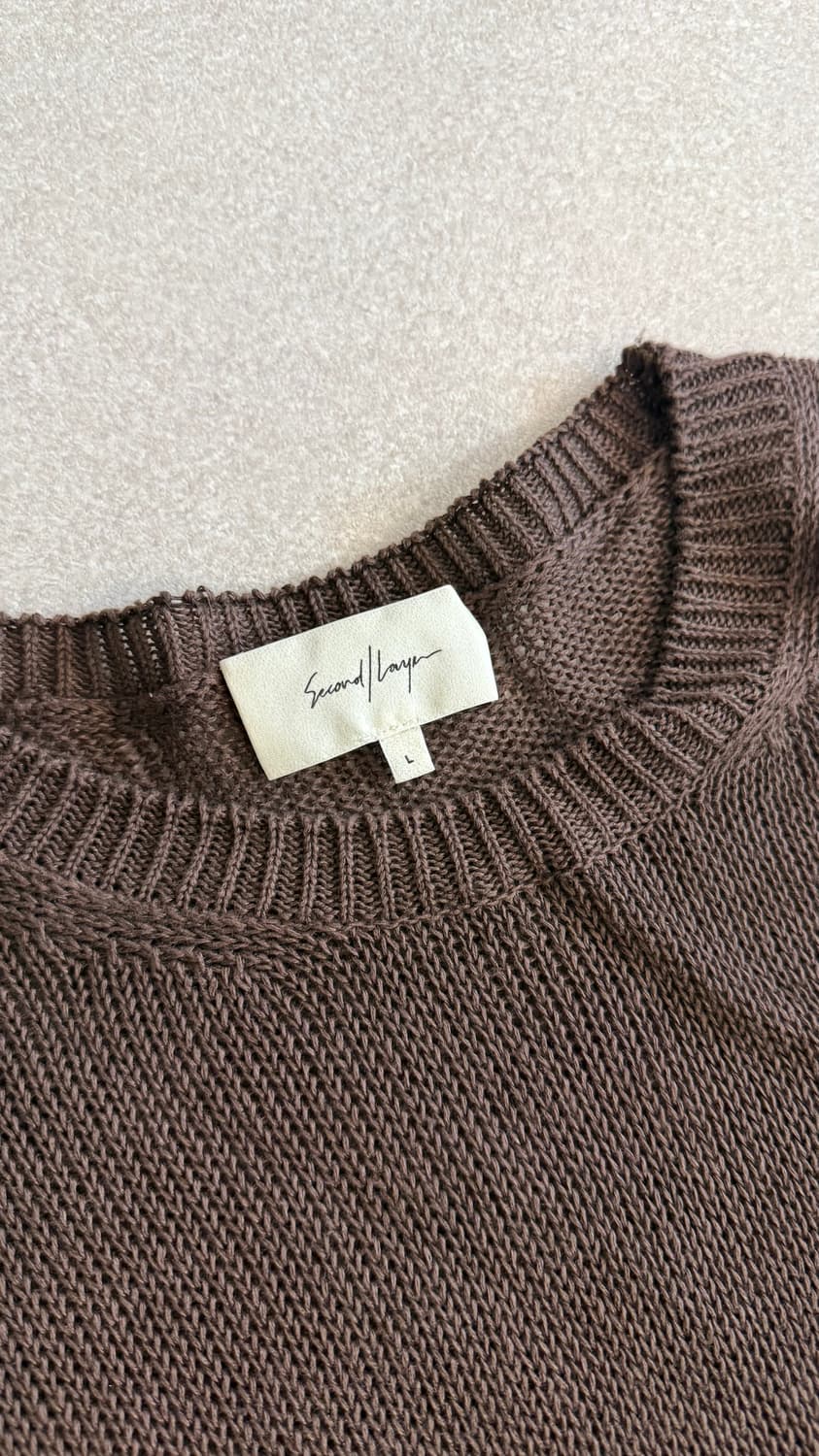 세컨드레이어 니트 풀오버 상품이미지2