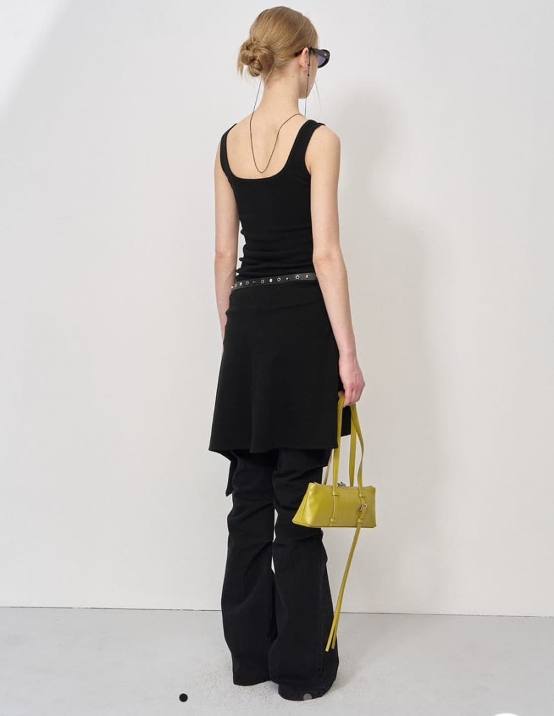 엘씨디씨티엠 뷔스티에 디테일 저지 드레스 블랙 s 상품이미지2