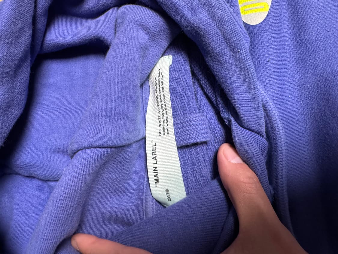 오프화이트 후드 XL 상품이미지6