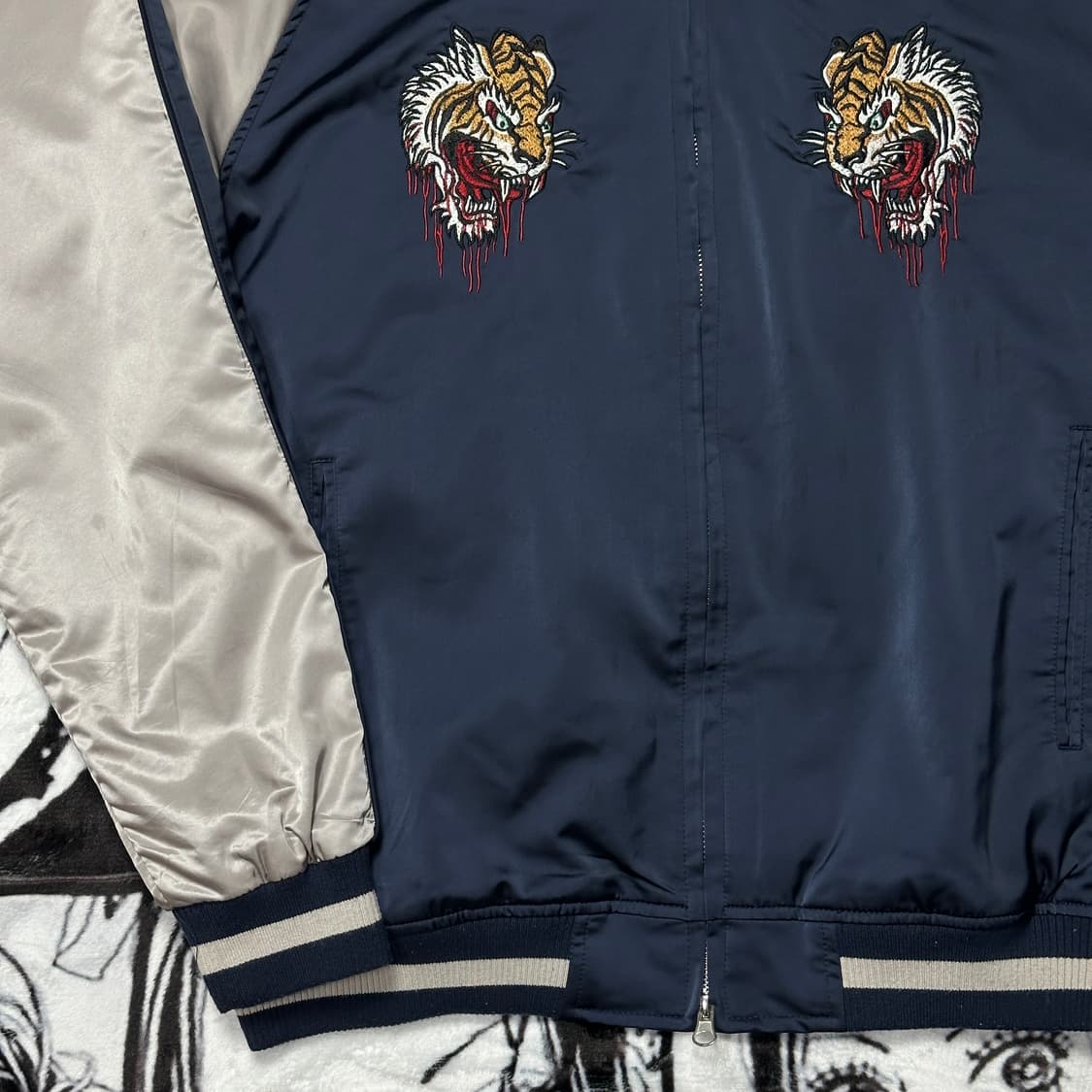 낫포너드 호랑이 자수 스캬잔 상품이미지7