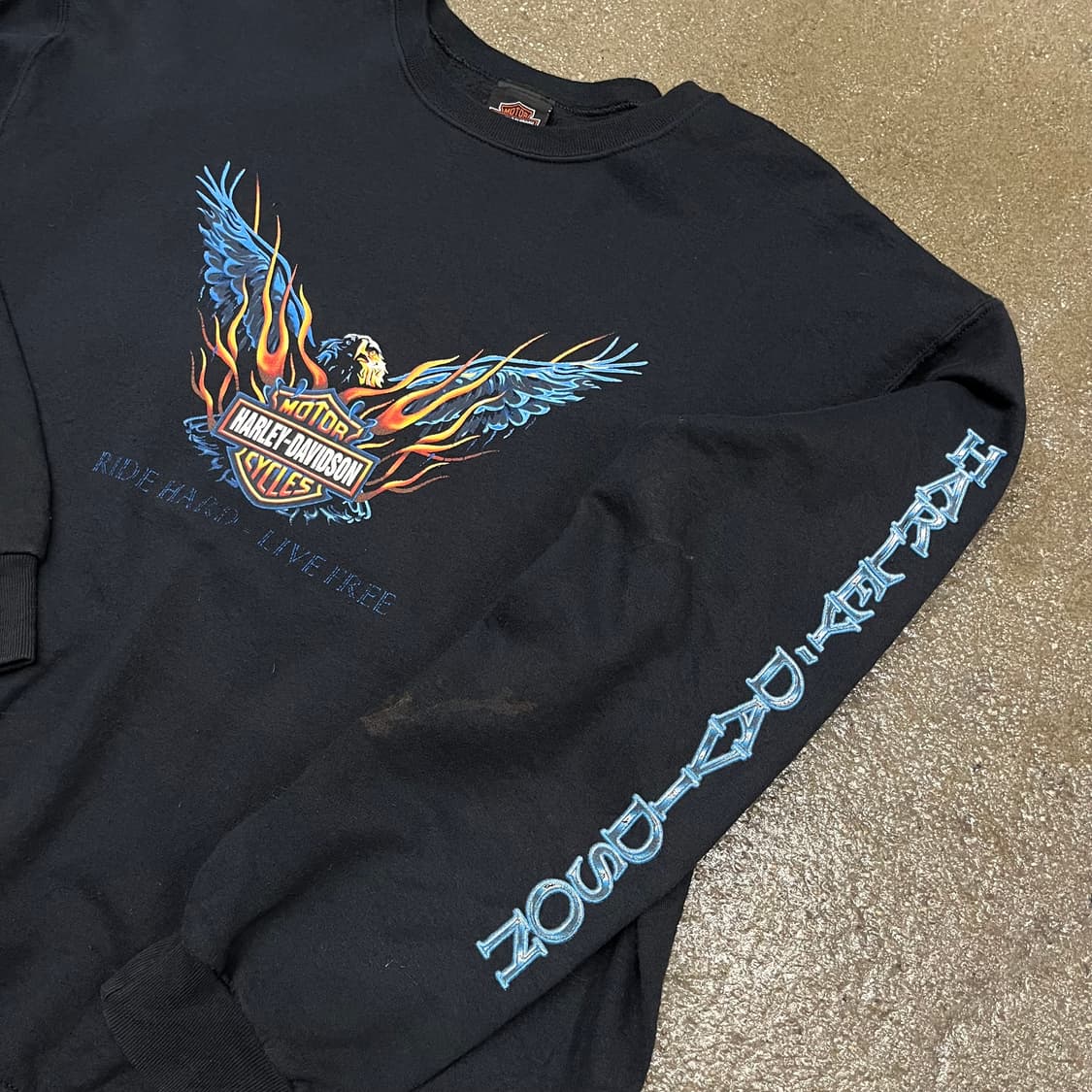 할리데이비슨 플레임 스웻셔츠 (105) 상품이미지4