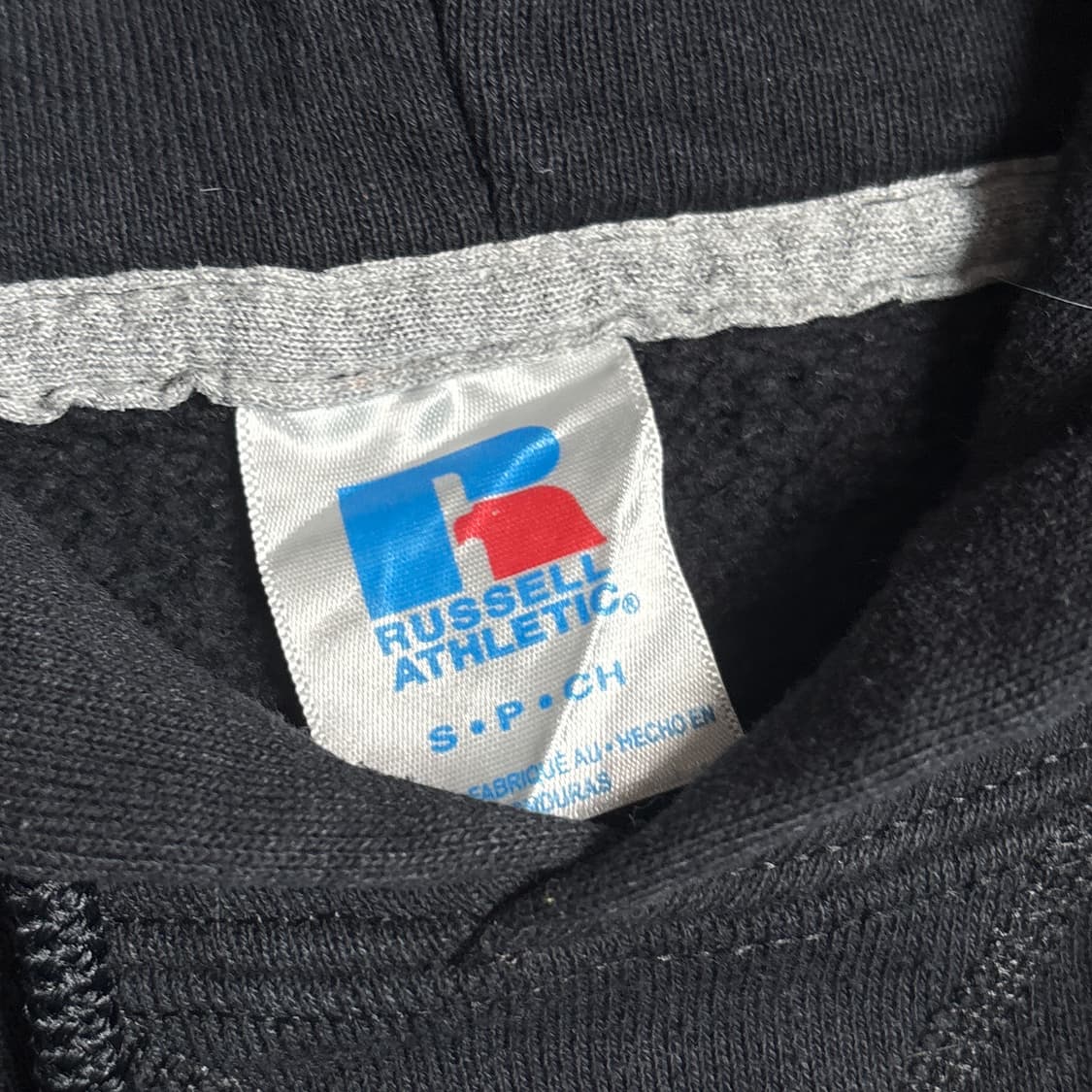 러셀애슬레틱 블랙 후드티 상품이미지5