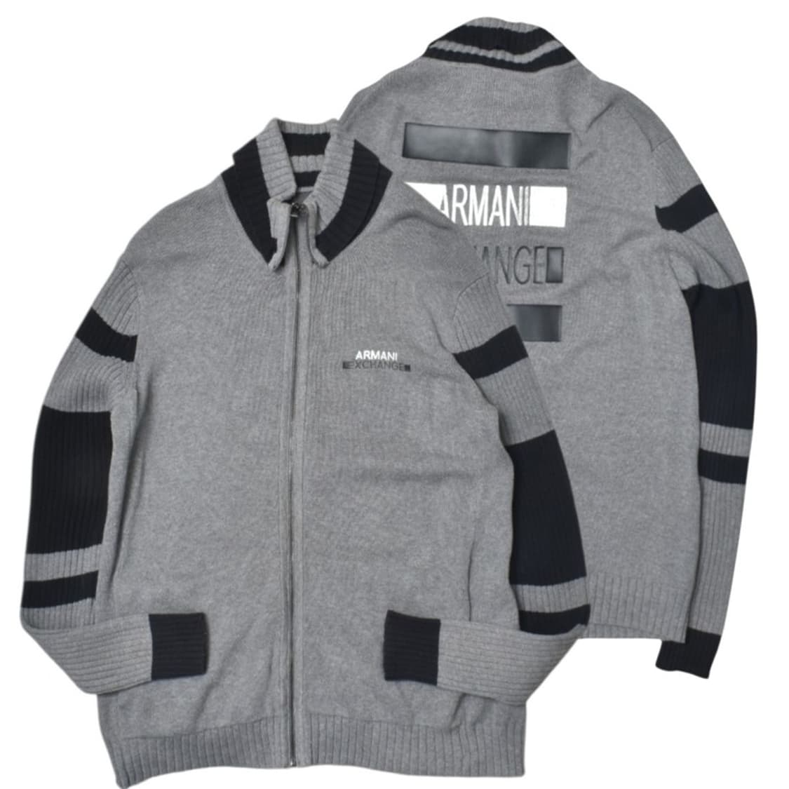 아르마니익스체인지 니트 집업 자켓 L N1218 상품이미지1