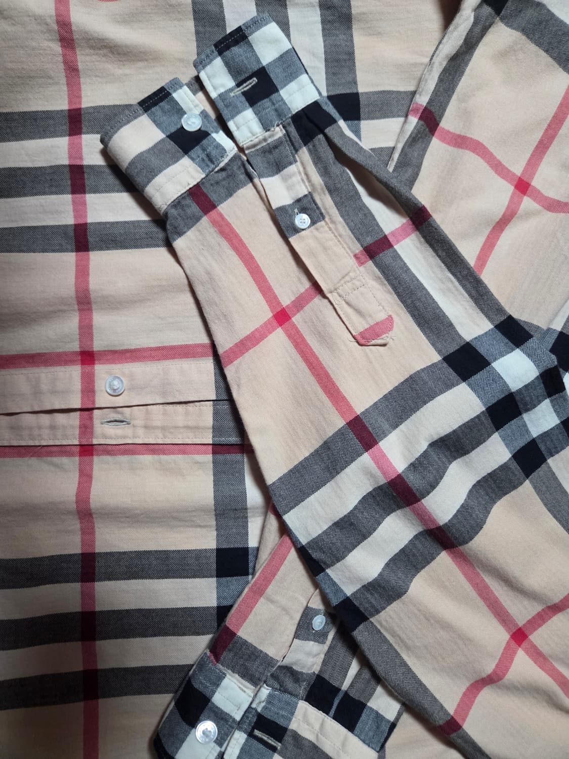 버버리 브릿 노바 체크 긴팔 셔츠 상품이미지2