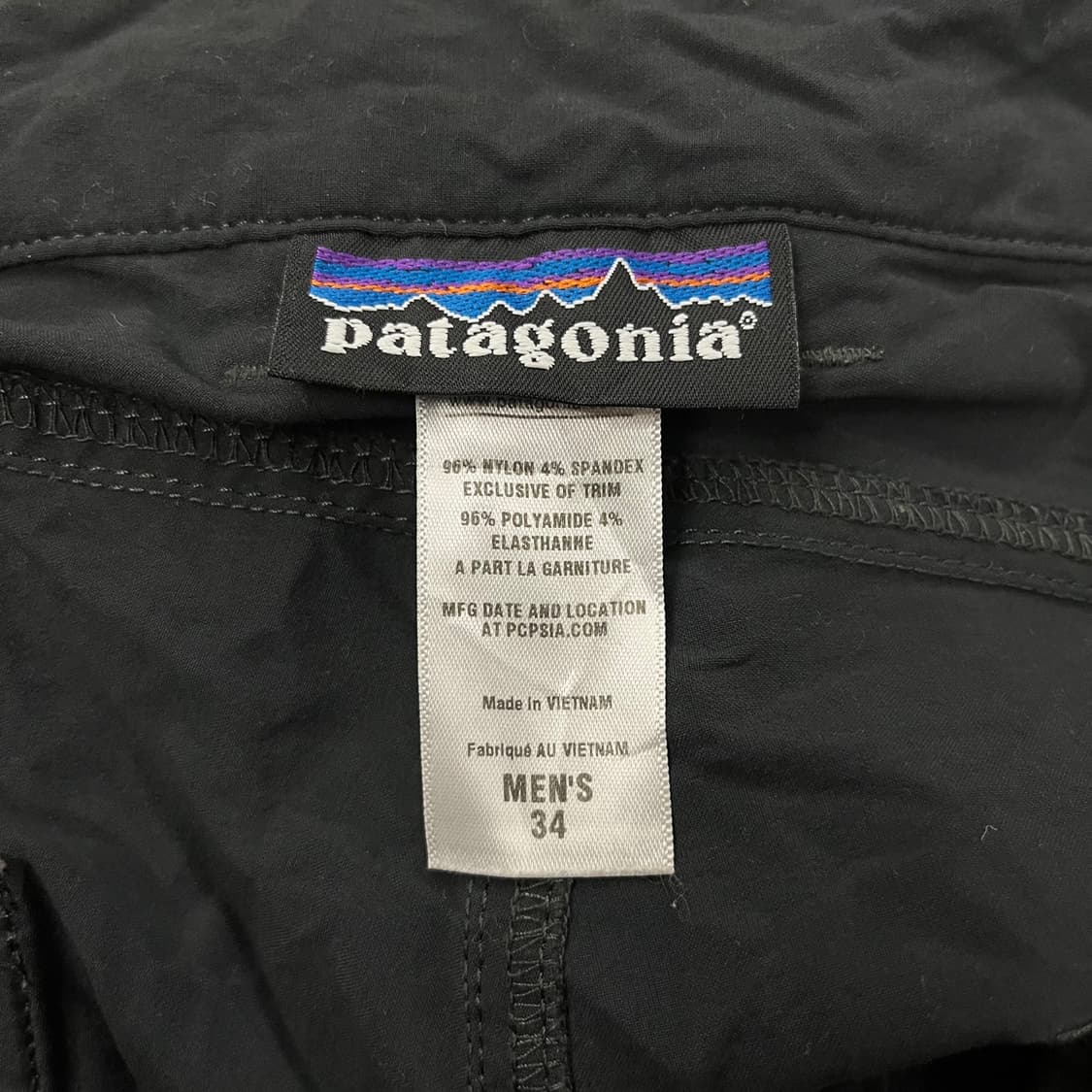 [정품/34] 파타고니아 블랙 남성 바지 b8 상품이미지4