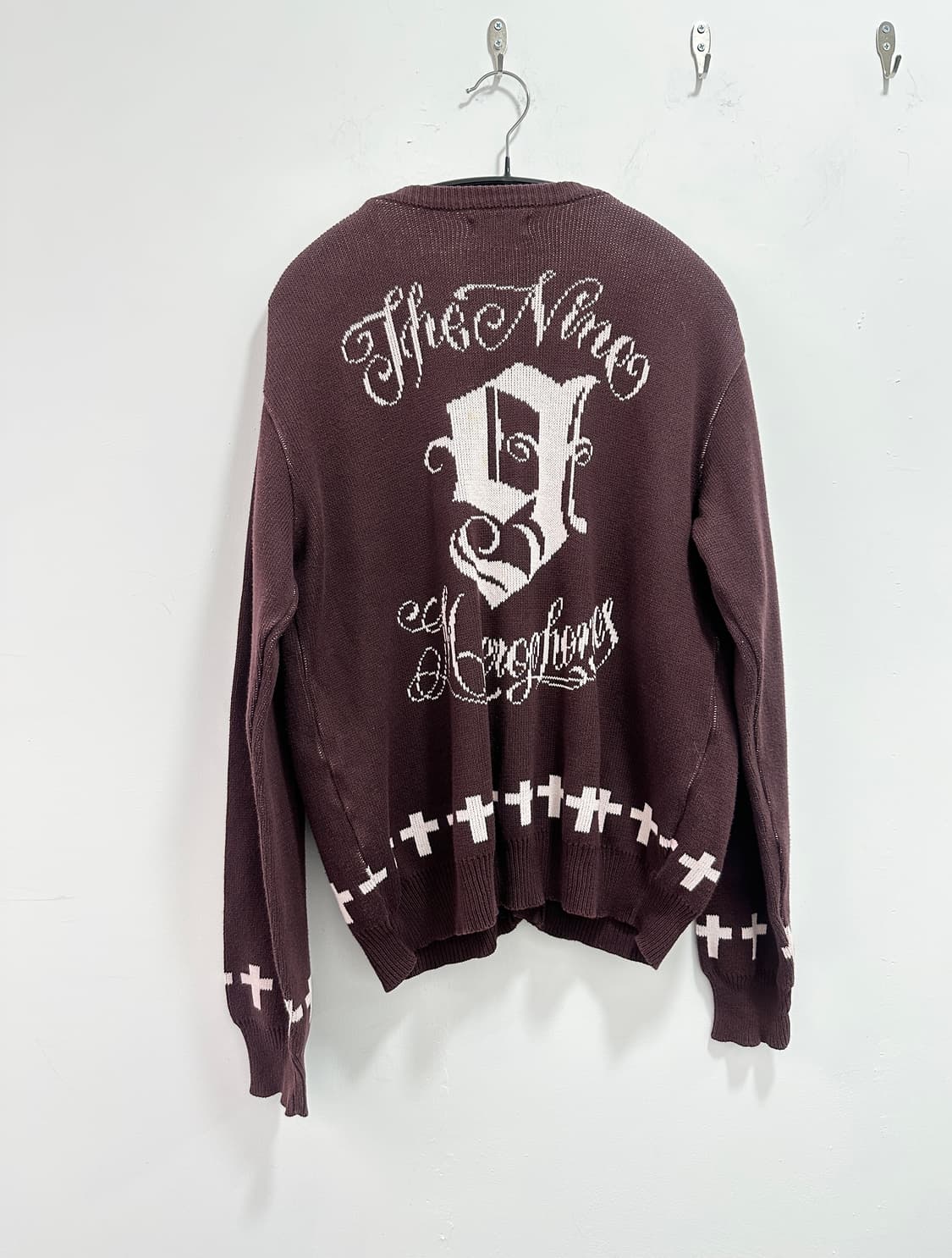 NINE MICROPHONES cross detail cardigan  상품이미지1