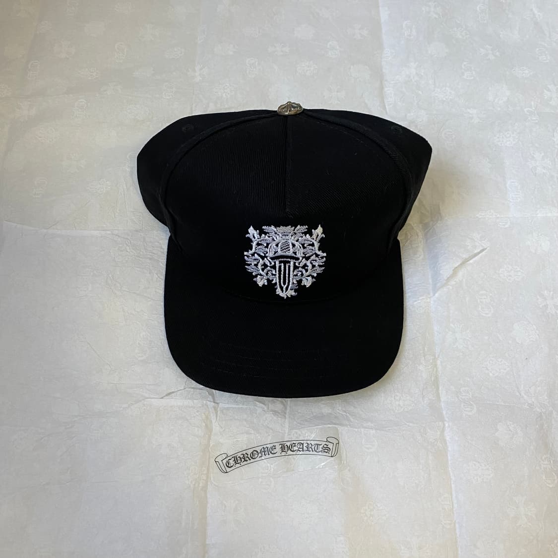 [Free] 크롬하츠 대거 데님 베이스볼 햇 모자 블랙 상품이미지2