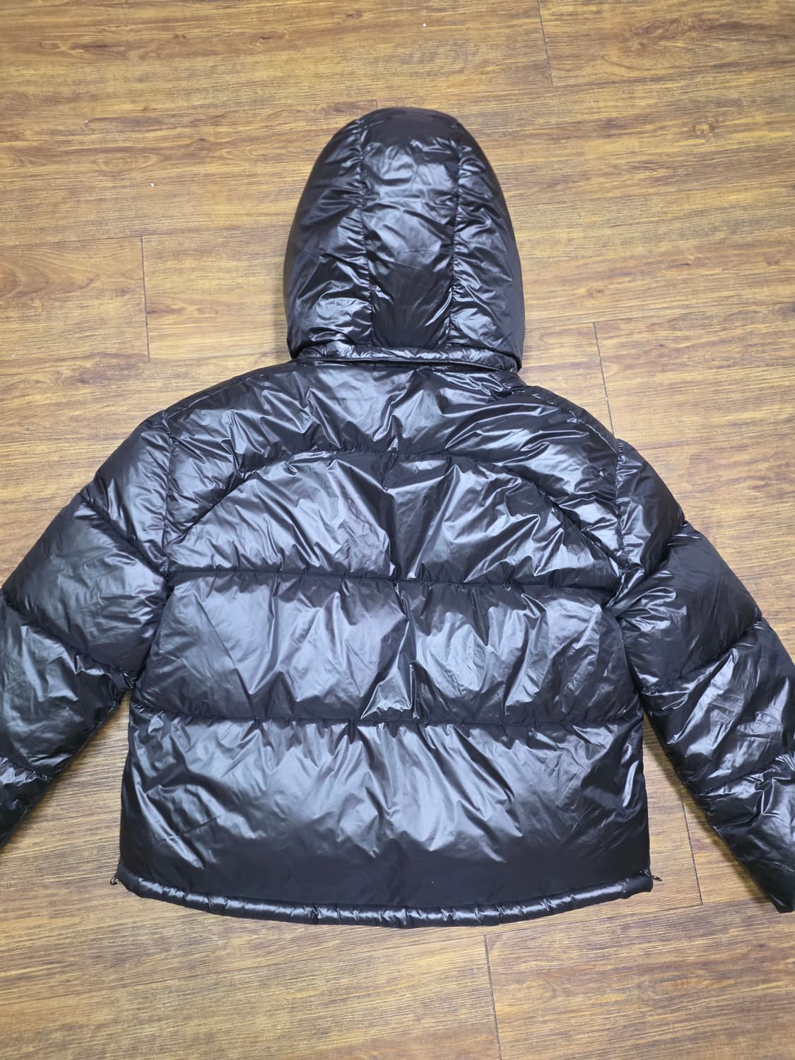 NFL 블랙 글로시 여성 숏패딩 상품이미지8