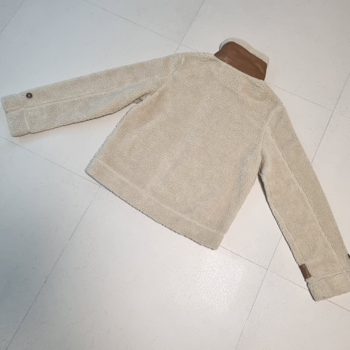 폴로 랄프로렌 양가죽 트림 쉐르파 플리스 자켓 상품이미지3