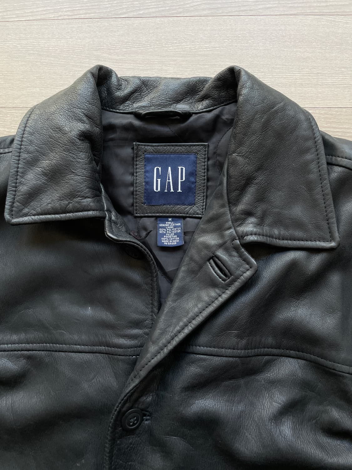90s 올드갭 레더 카코트 gap carcoat 상품이미지3