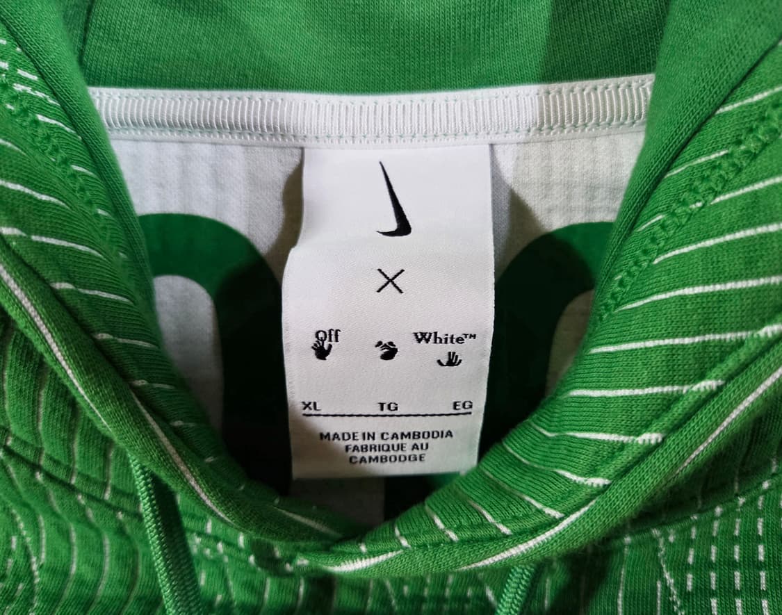 나이키 X 오프화이트 콜라보 후드티 상품이미지4