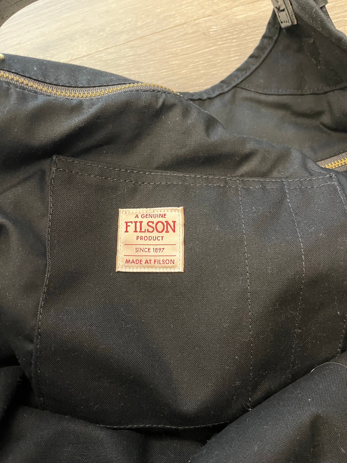 Filson buffalo check tote bag 상품이미지5