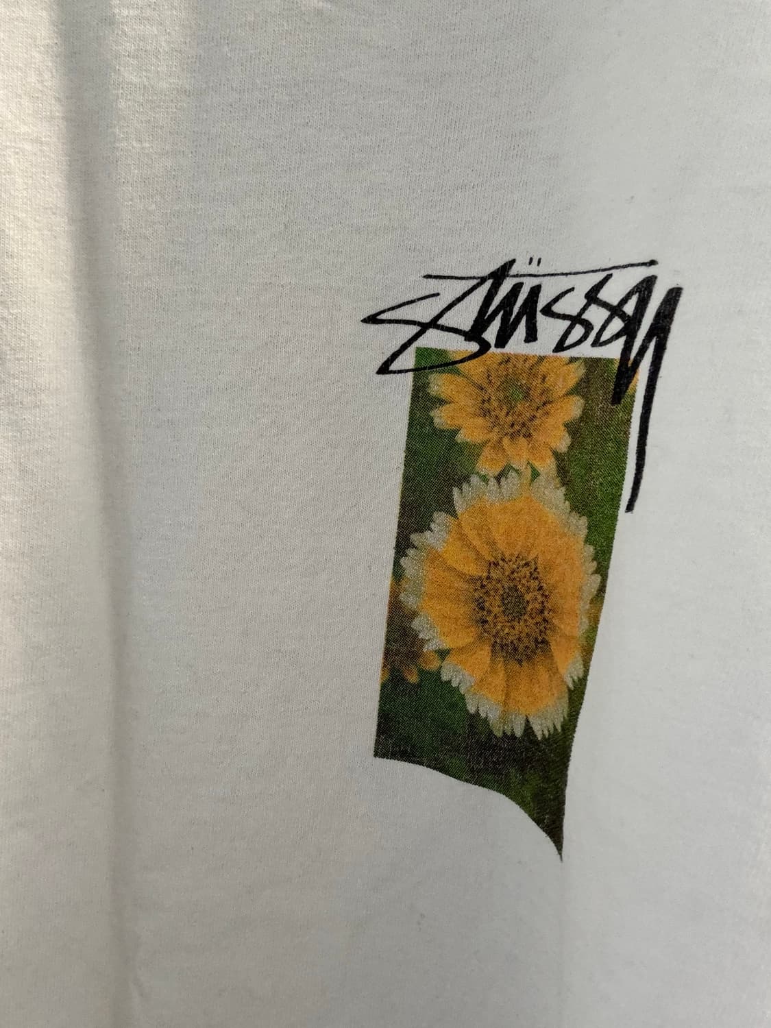 Stussy 스투시 플라워 반팔 티셔츠 XL 상품이미지5