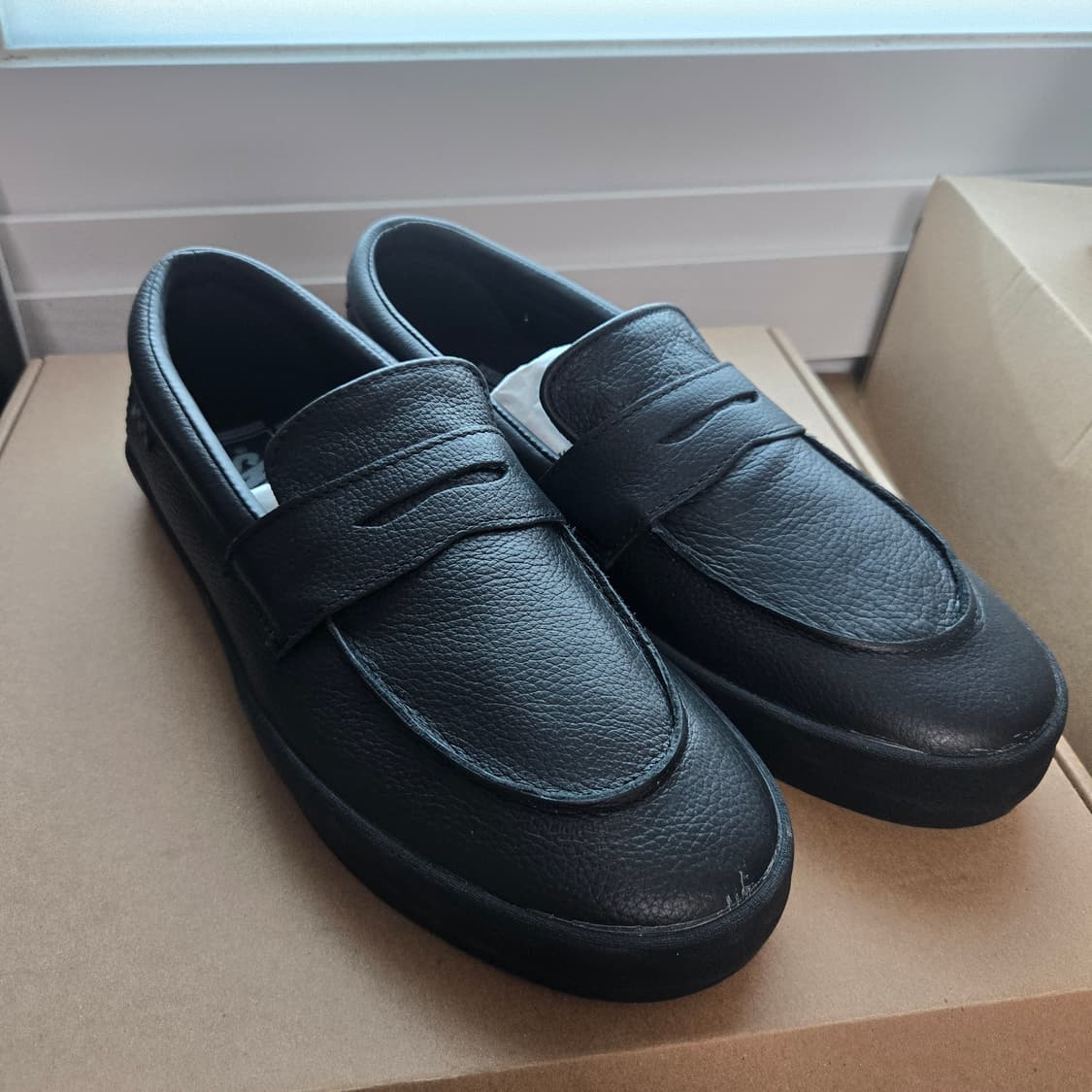 [280] 반스 스케이트 로퍼 올블랙 상품이미지1