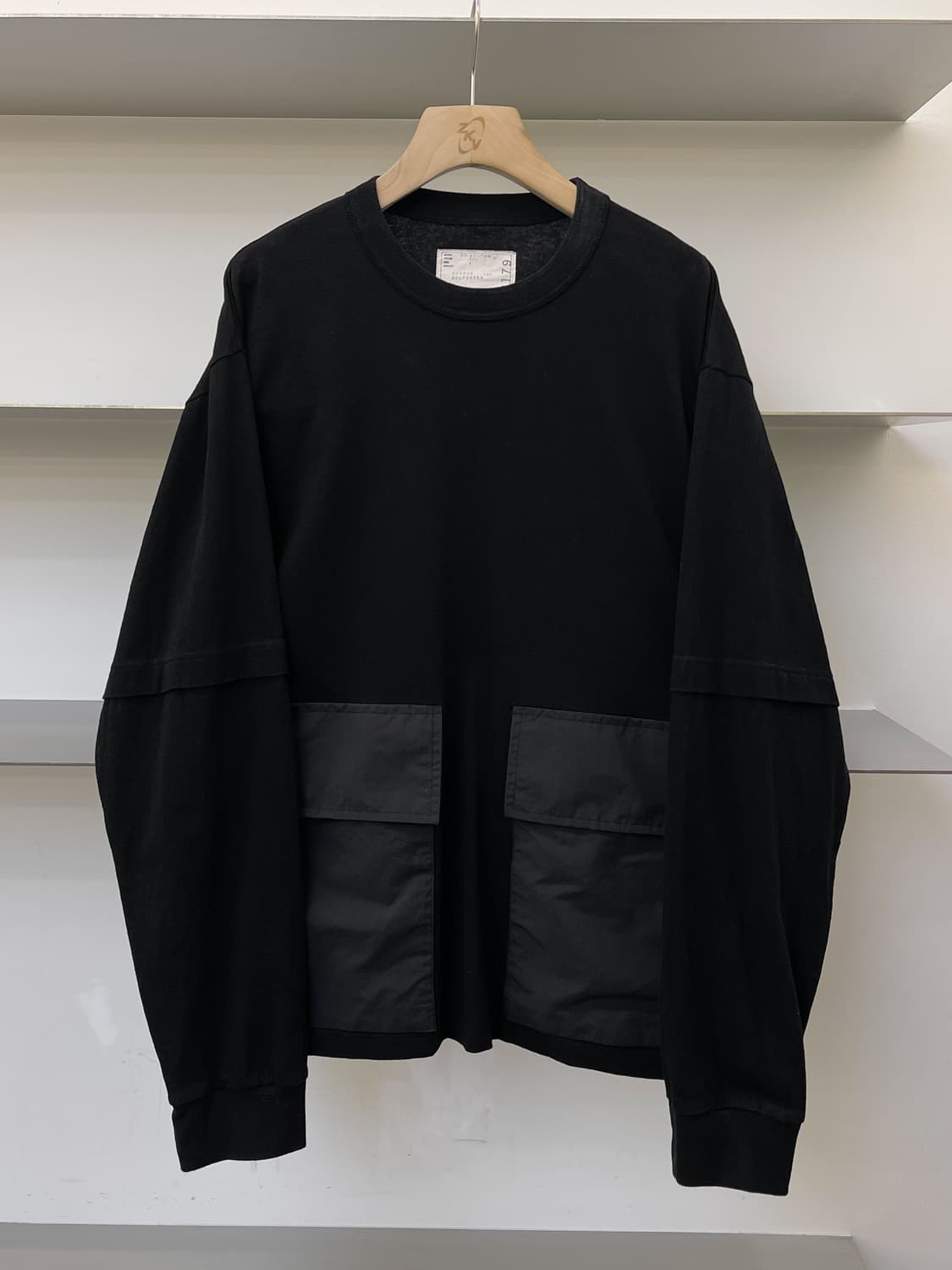 사카이 23ss 투포켓 레이어드 롱슬리브 상품이미지2