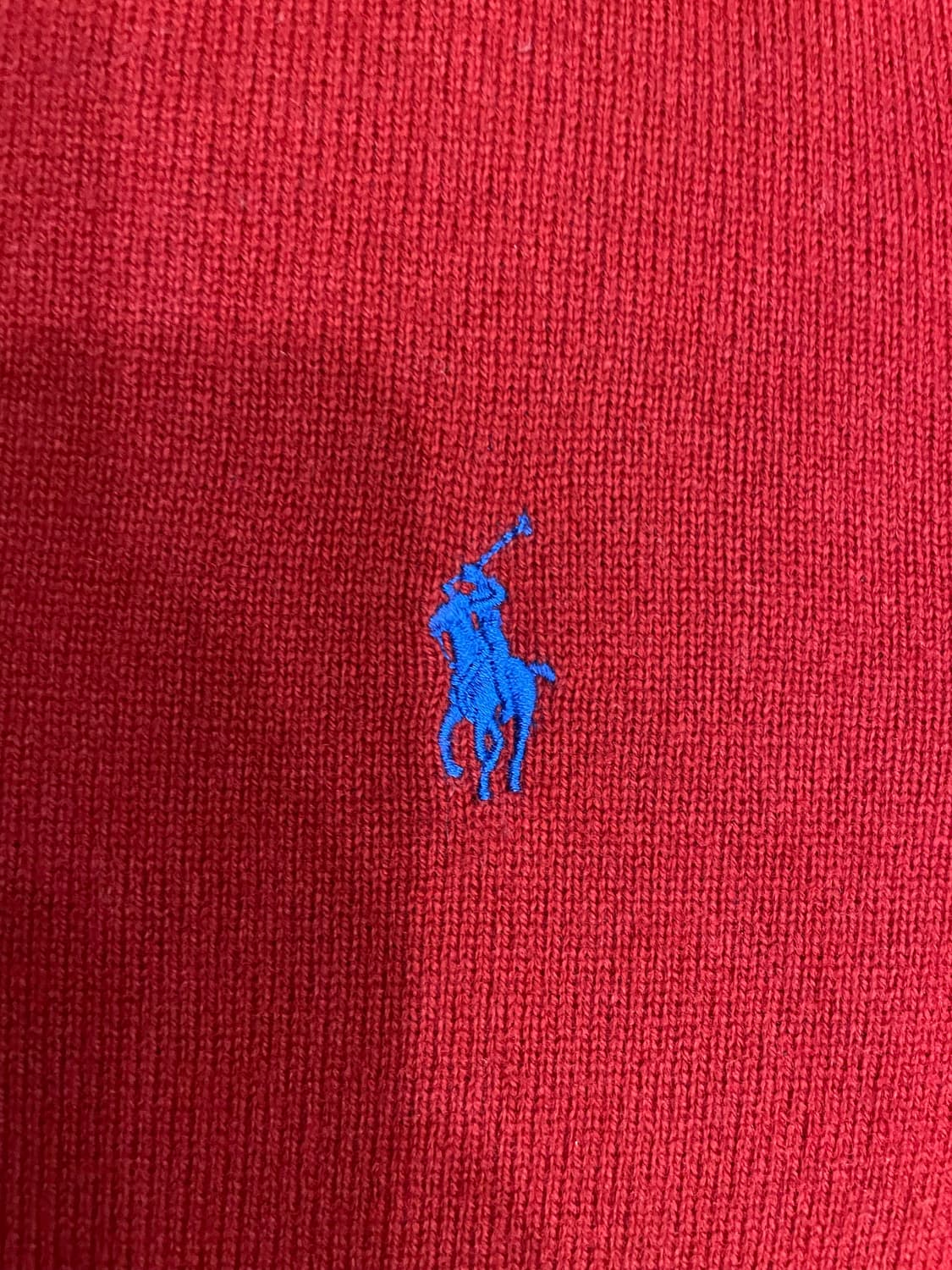 폴로 레드 메리노울 니트 스웨터 상품이미지5