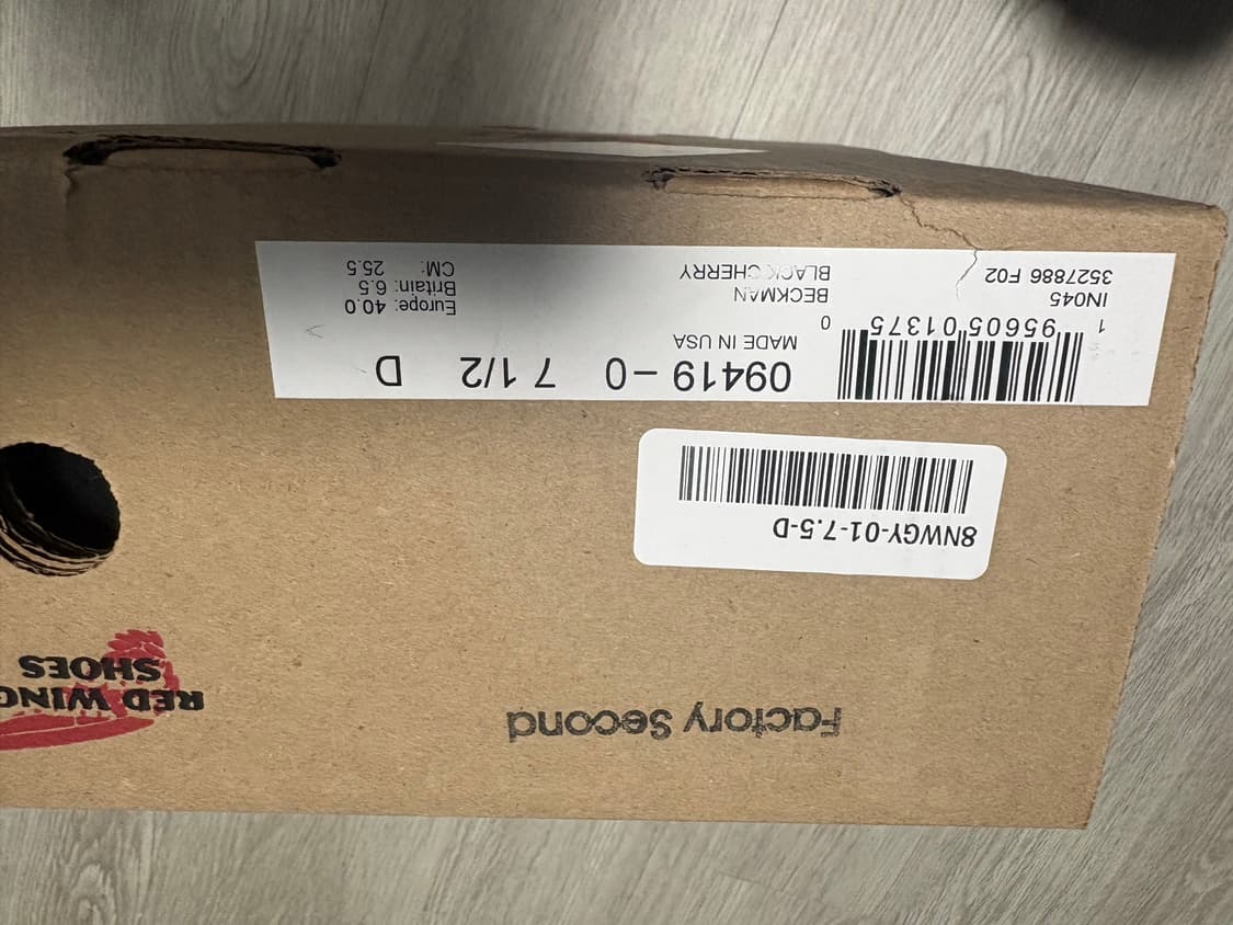 레드윙 벡맨 9419 상품이미지6