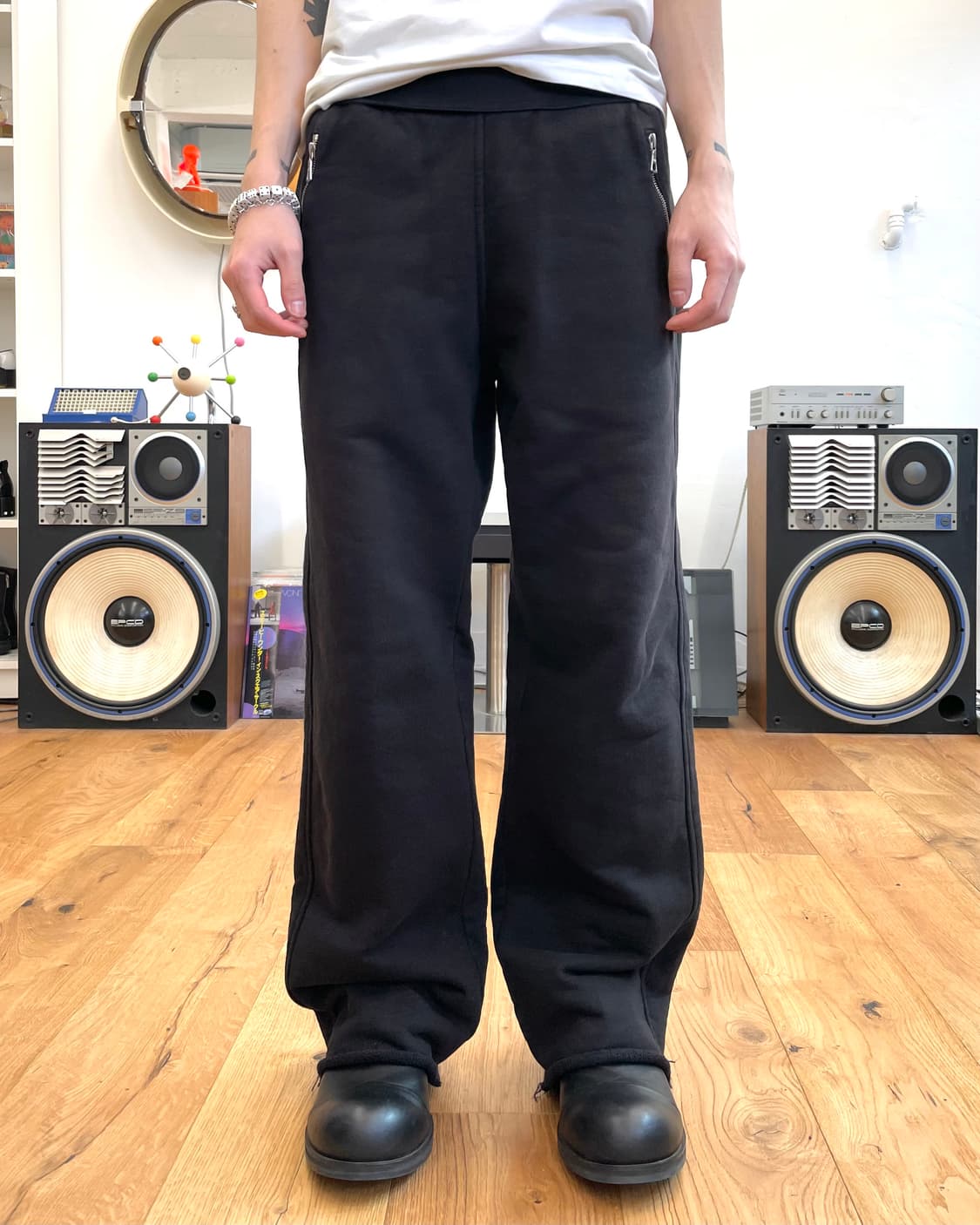 [S] 드리스반노튼 워시드 코튼 스웻팬츠 상품이미지1