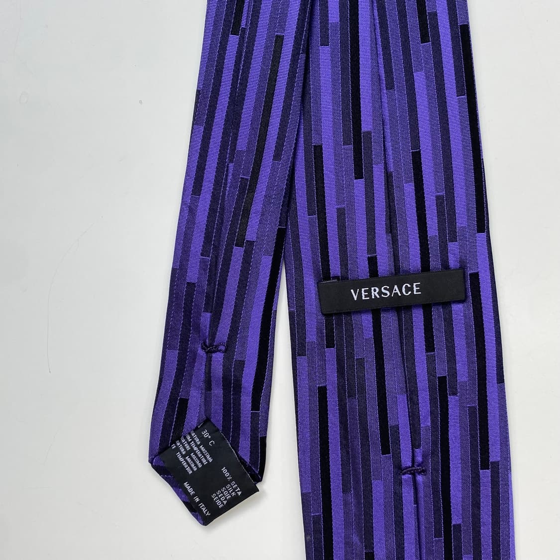 Versace 베르사체 정품 명품 심플로고 넥타이 상품이미지5