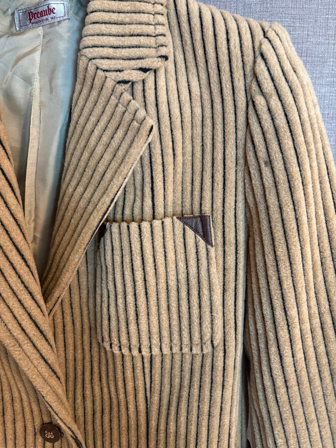 프리움베 골지 자켓 베이지 Japan 상품이미지3