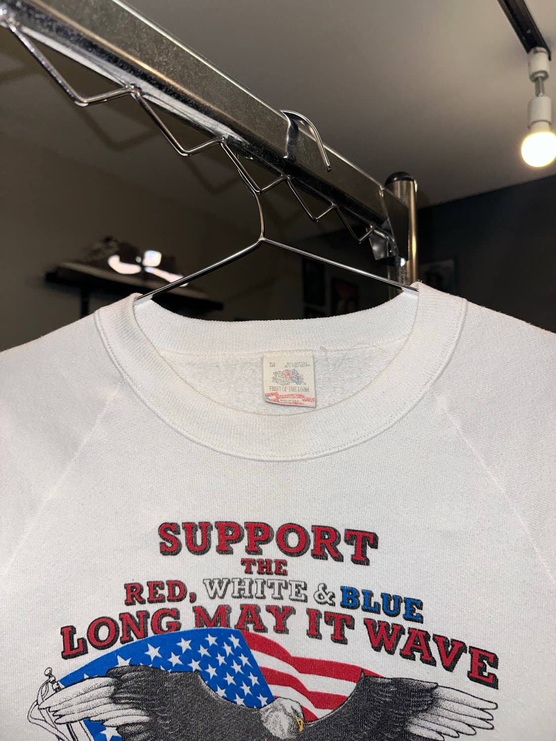 90’s USA, IRAQ The Gulf war print sweats 상품이미지5