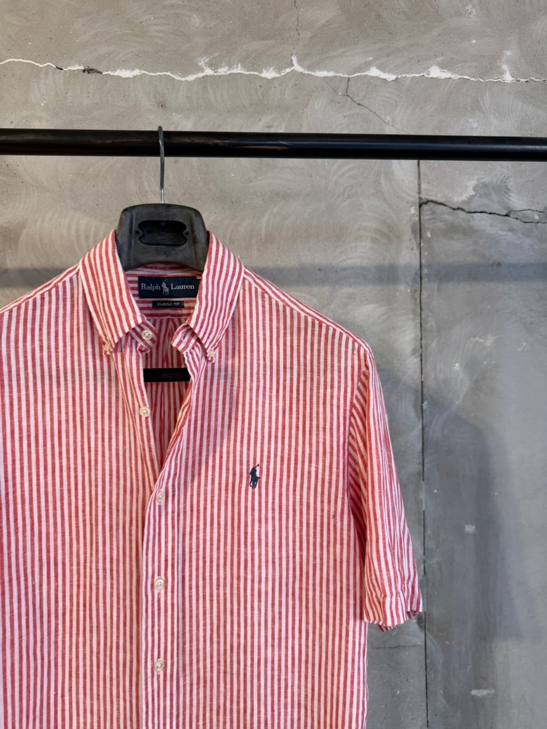 폴로 랄프로렌 리넨 버튼다운 셔츠 100 상품이미지4