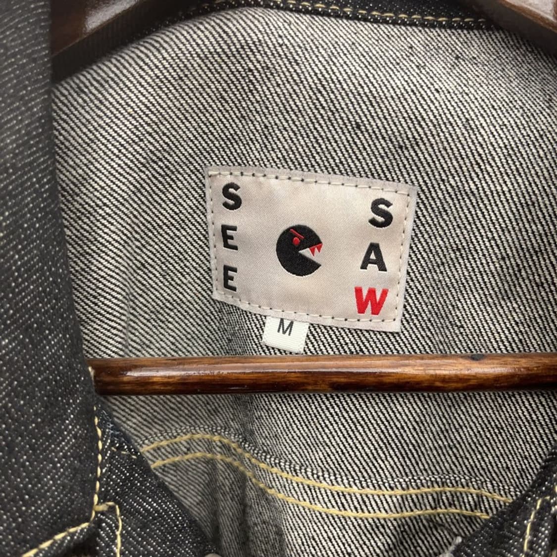 빈티지 올드스쿨 에스닉 트러커 데님 청자켓 M C06664 상품이미지5