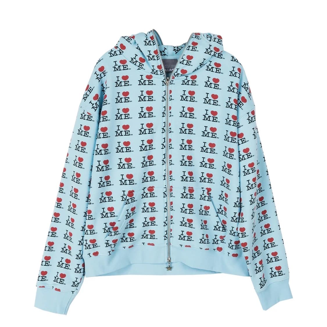 [S]애슐리 윌리엄스 25fw 아이 하트 미 후드집업/블루 상품이미지1