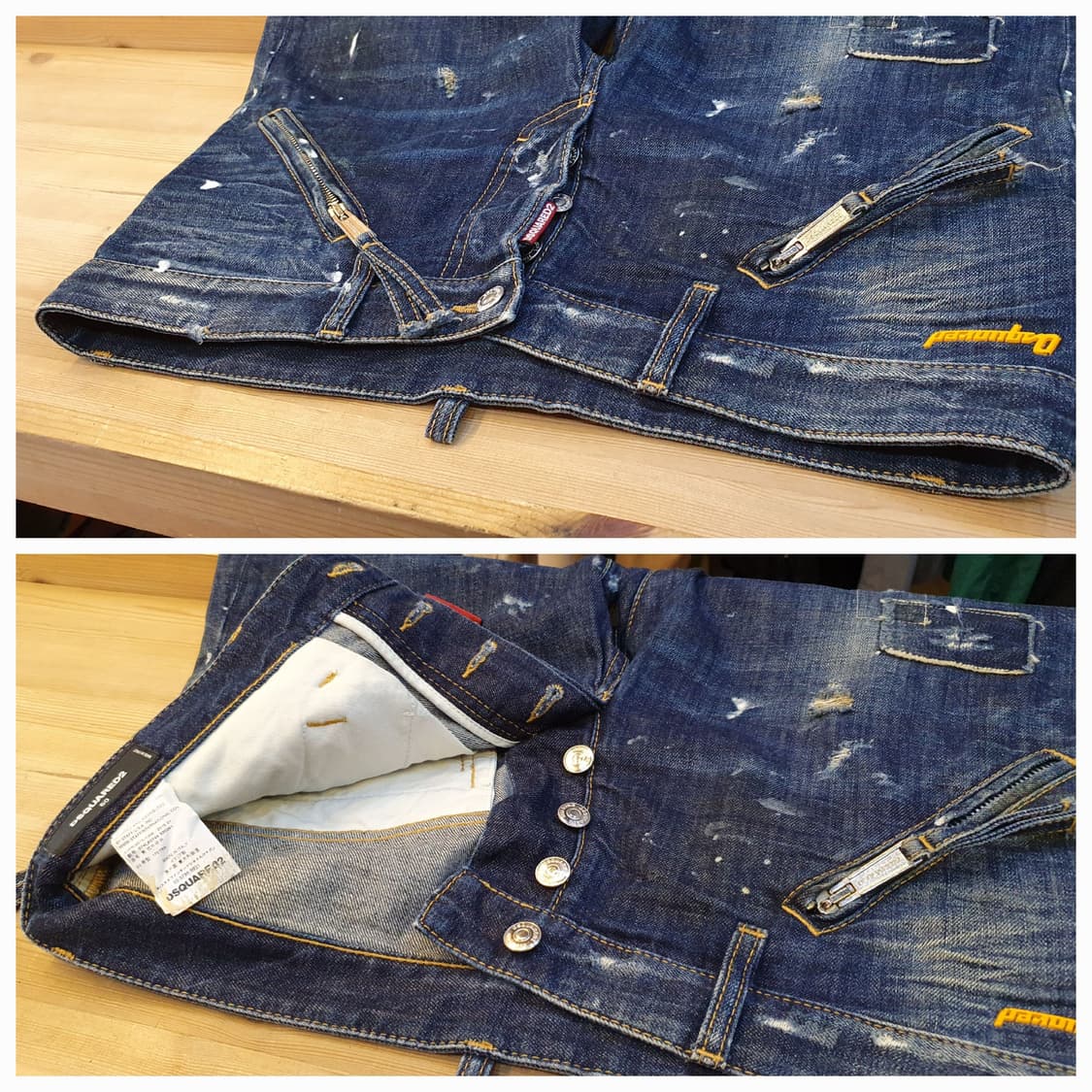 디스퀘어드 페인팅 청바지 상품이미지7